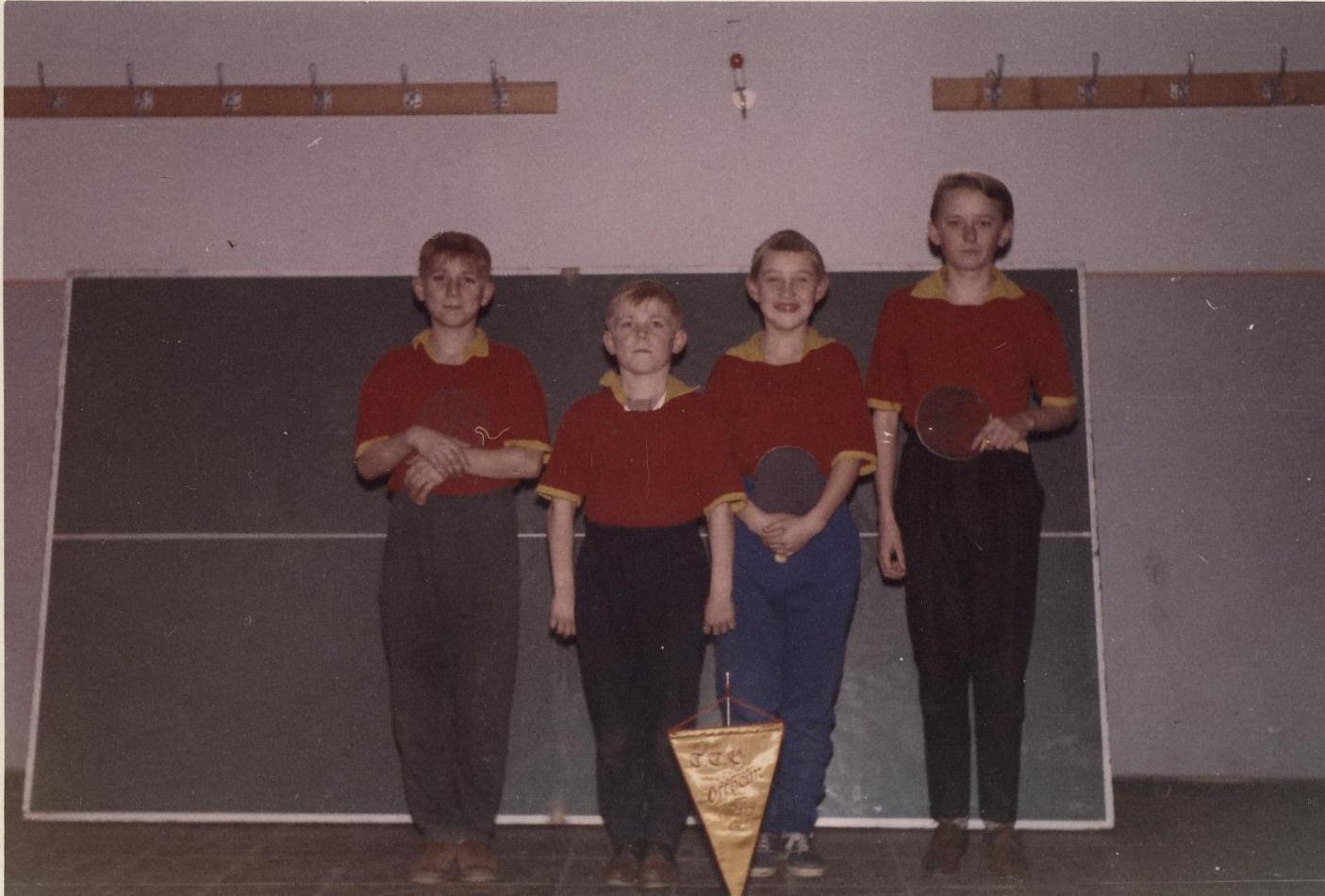 Schülerklasse Verbandsrunde 1963/64 in der Bezirksklasse