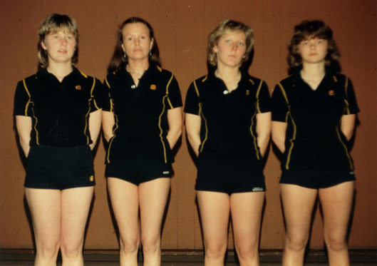 TTC-Vereinschronik Damenmannschaftsgruppenbild
